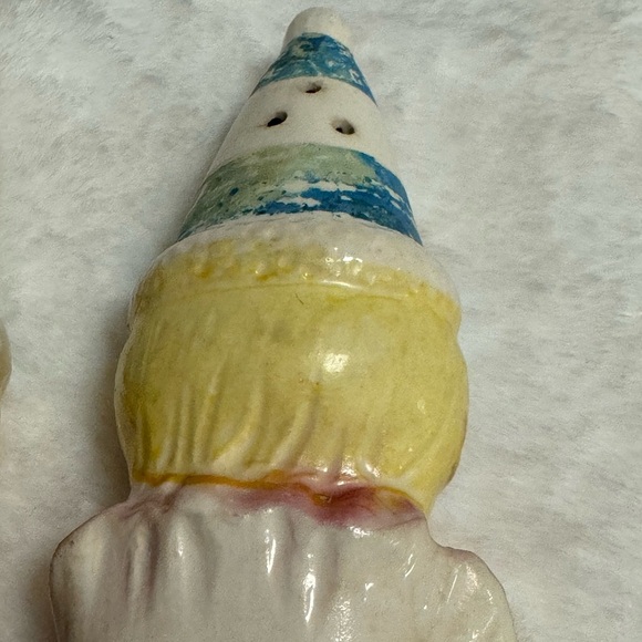 Japan Vintage Clown Circus Salt & Pepper Shakers Creepy Clowns MCM Collectible - Picture 6 of 11